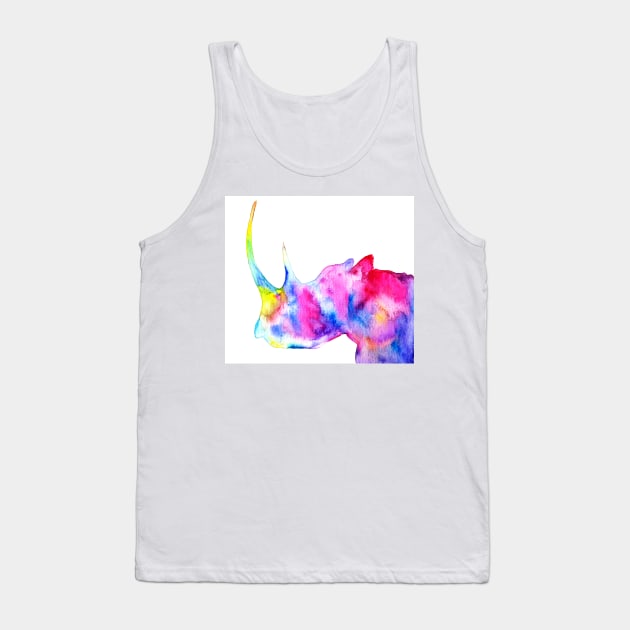 Rhinoceros Tank Top by Luba_Ost